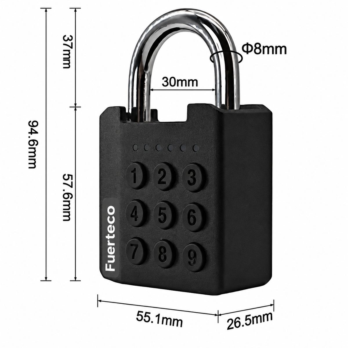 FUERTECO - Candado Inteligente Pass-Lock  -  FUERTECO