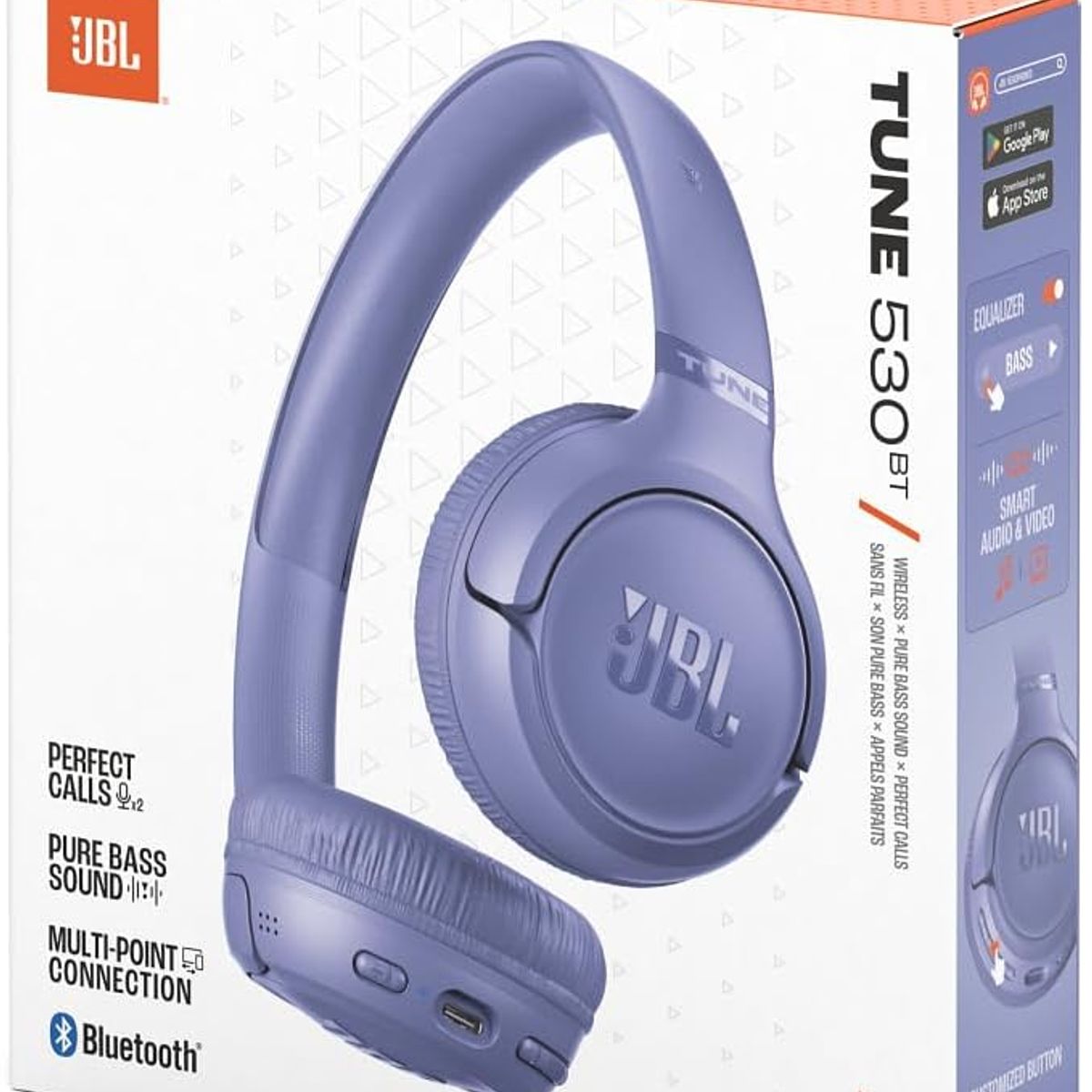 JBL - JBL  TUNE 530 BT AUDIFONO ANC BLUETOOTH  COLOR MORADO