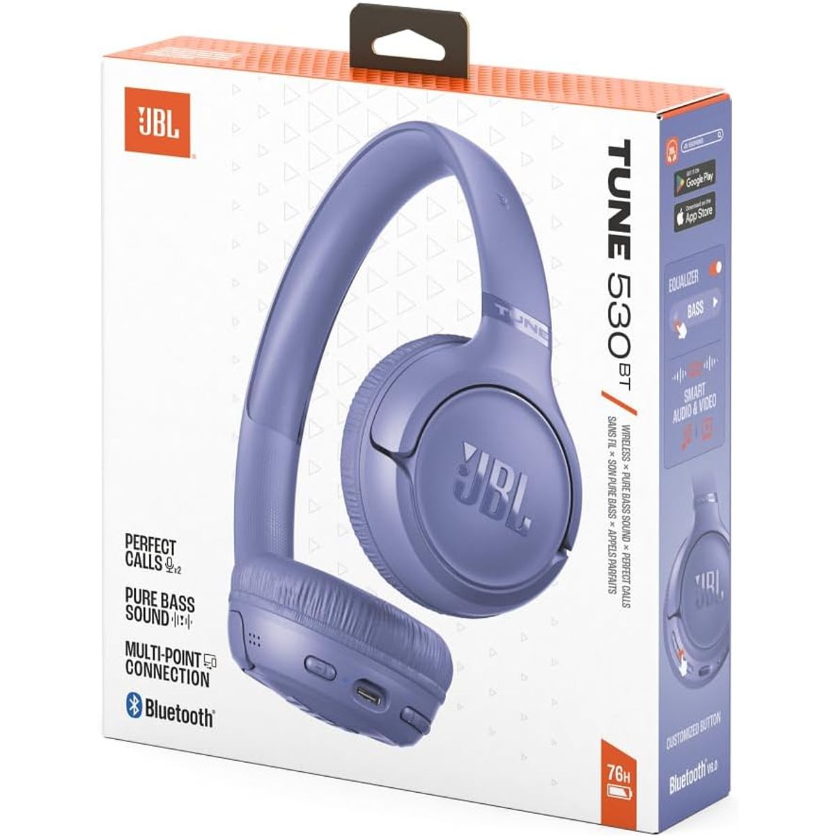 JBL - JBL  TUNE 530 BT AUDIFONO ANC BLUETOOTH  COLOR MORADO