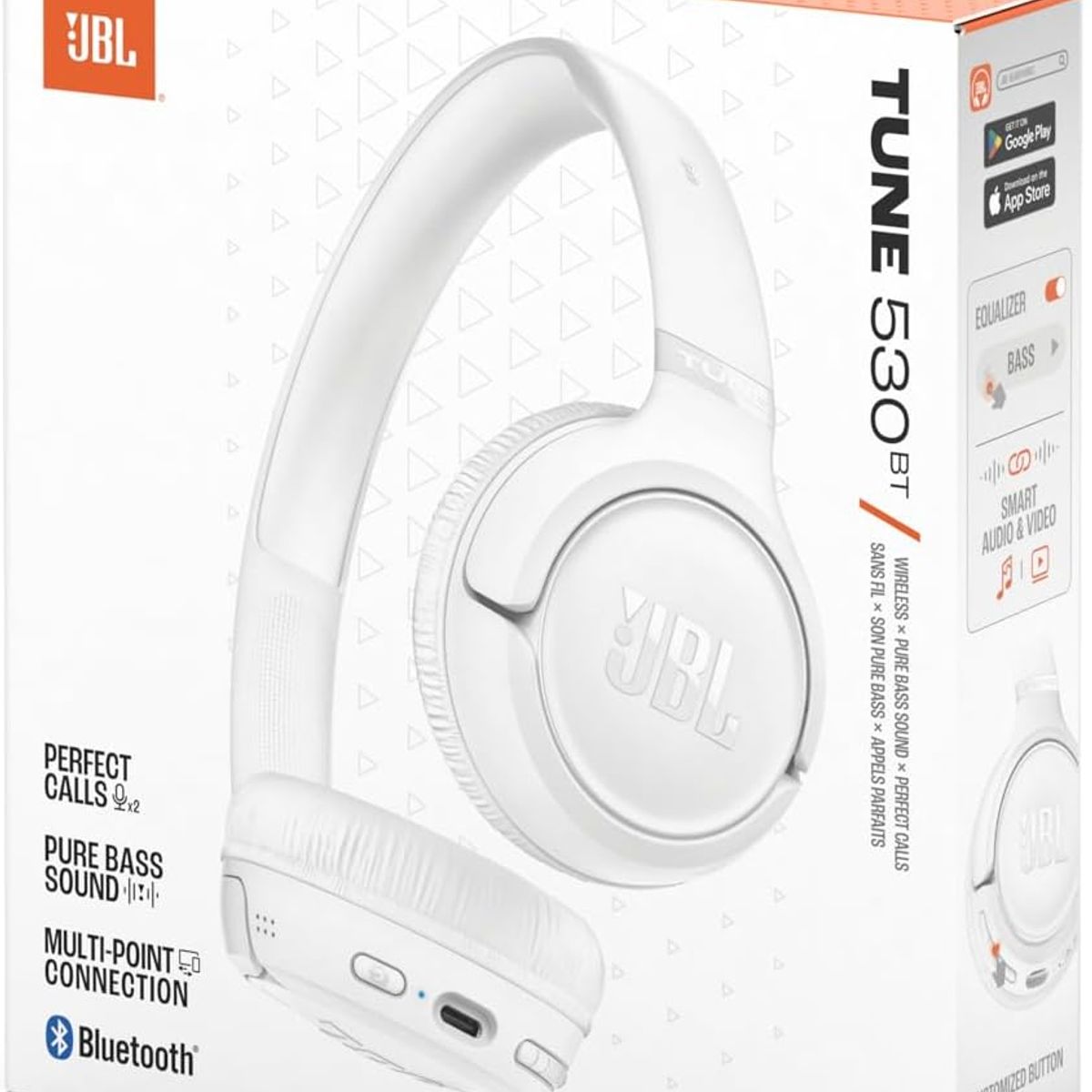 JBL - JBL  TUNE 530 BT AUDIFONO BLUETOOTH  COLOR BLANCO