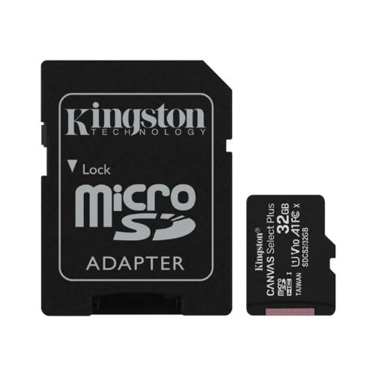 KINGSTON - Memoria MicroSD 32GB Kingston 100MBS C10