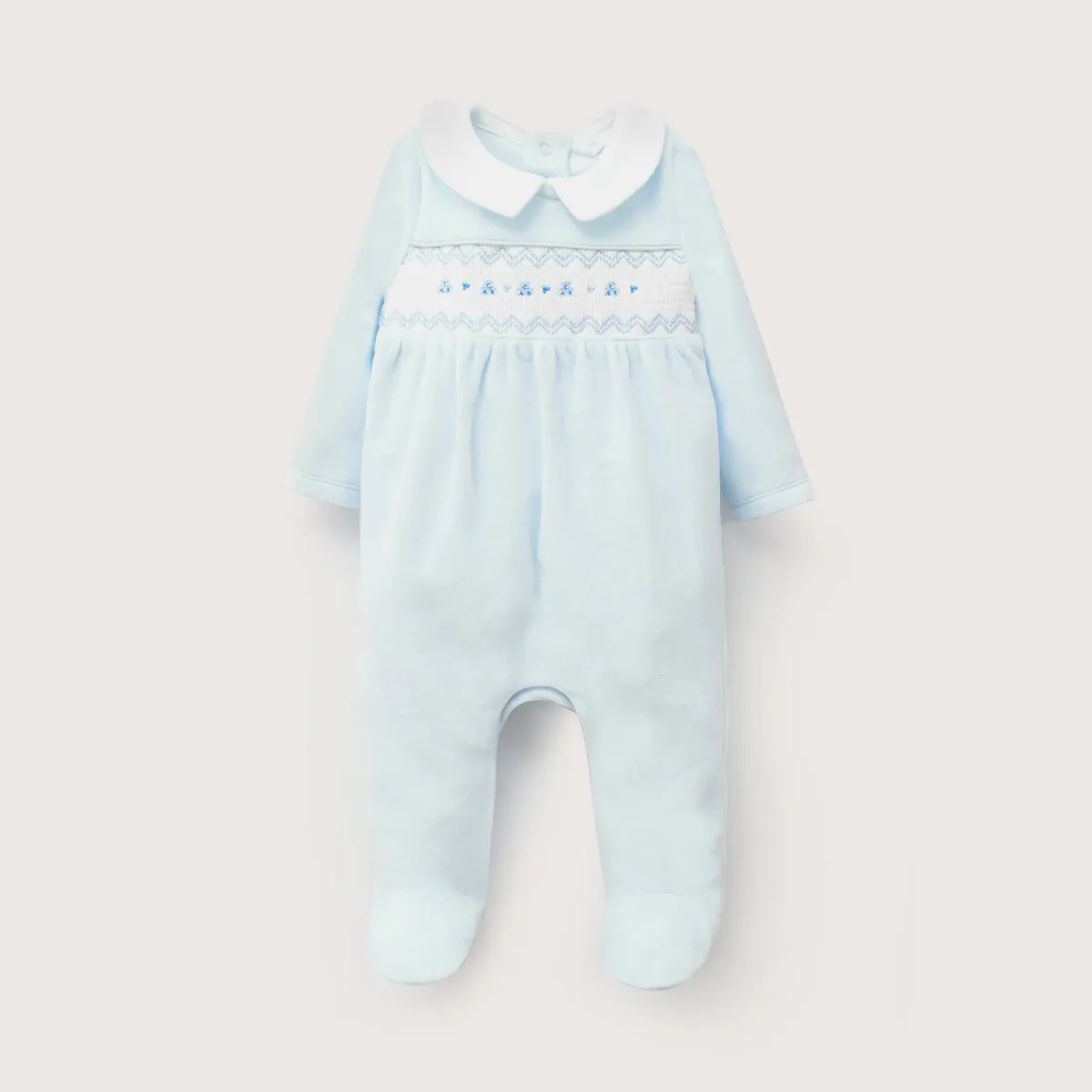 OPALINE - Enterizo Bebé Niño Celeste