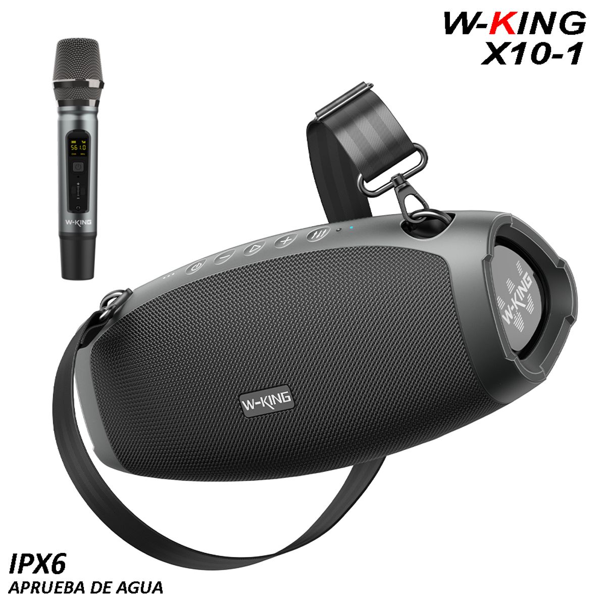 W KING - W-King X10-1 70W RMS Parlante Bluetooth 5.3 Portátil IP67 W King WKing