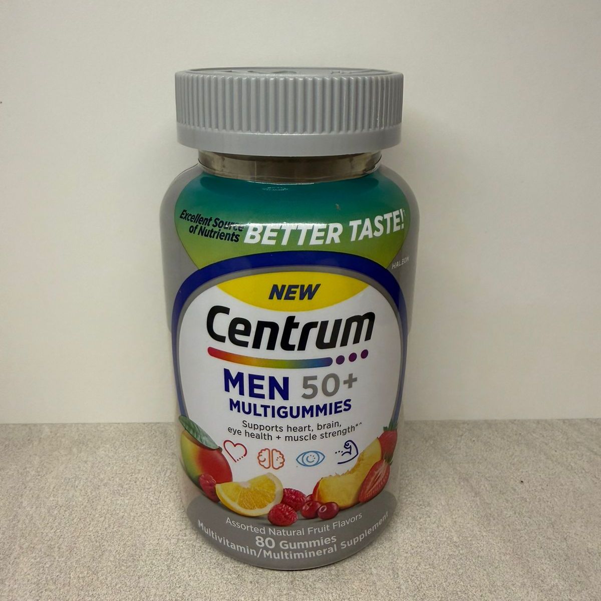 Centrum - Multivitaminico Para Hombre 50 Sabor Frutas 80 gomitas