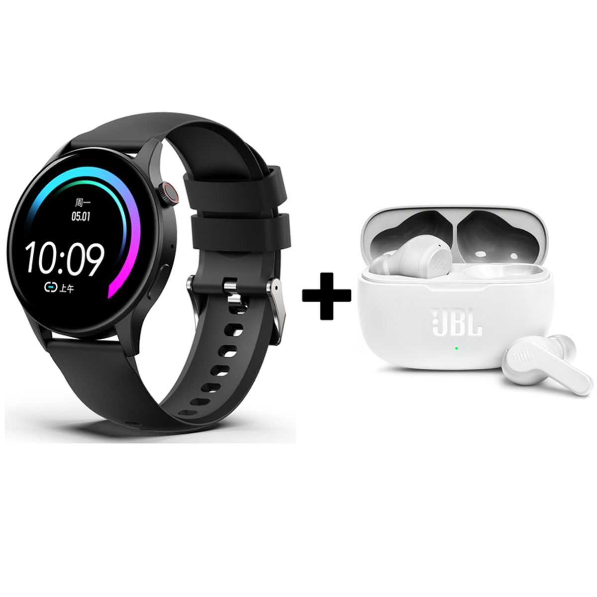 JBL - Audifonos bluetooth JBL WAVE200TWS y Y85 Reloj inteligente