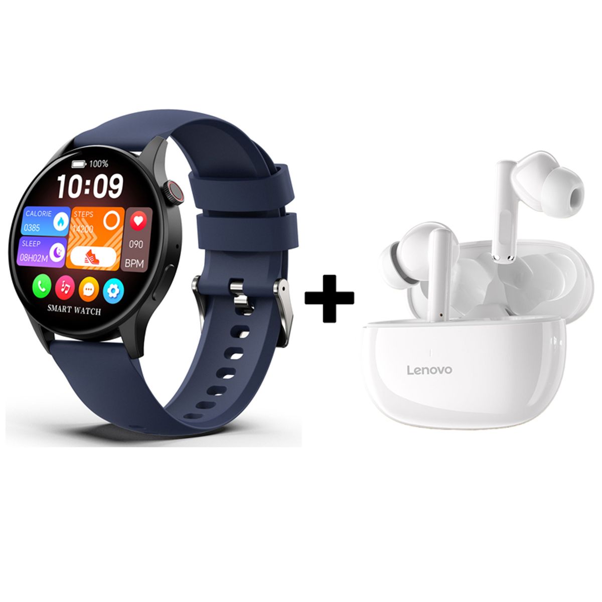LENOVO - Audifonos bluetooth Lenovo TA210 y Y85 Reloj inteligente