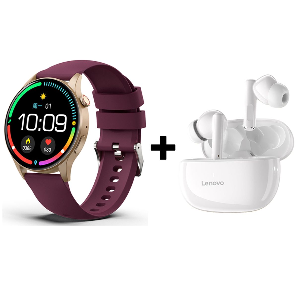 LENOVO - Audifonos bluetooth Lenovo TA210 y Y85 Reloj inteligente