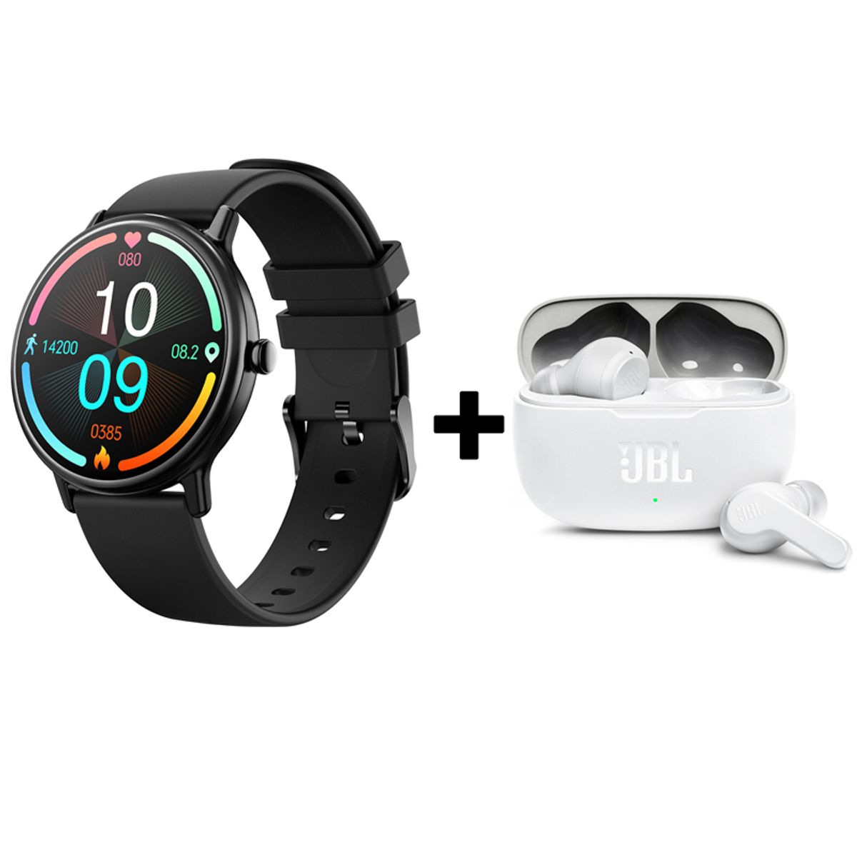 JBL - Audifonos bluetooth JBL WAVE200TWS y Y86 Reloj inteligente