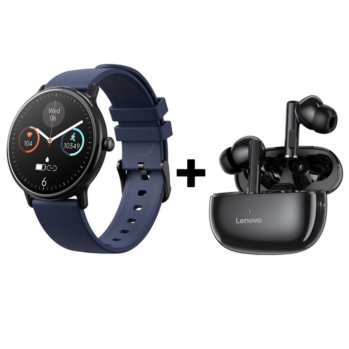 LENOVO - Audifonos bluetooth Lenovo TA210 y Y86 Reloj inteligente