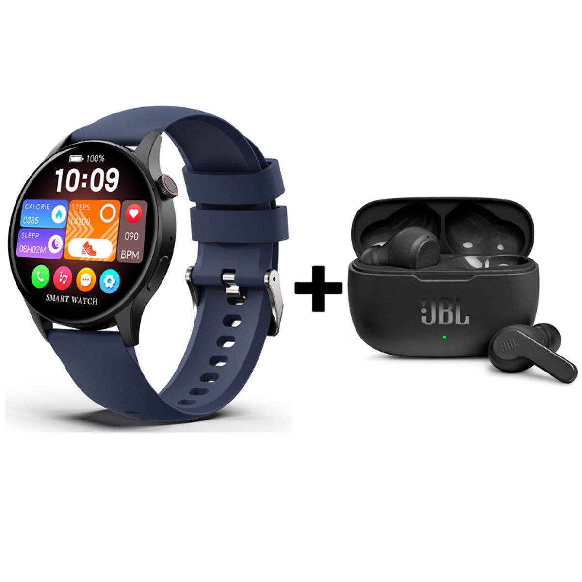 JBL - Audifonos bluetooth JBL WAVE200TWS y Y85 Reloj inteligente
