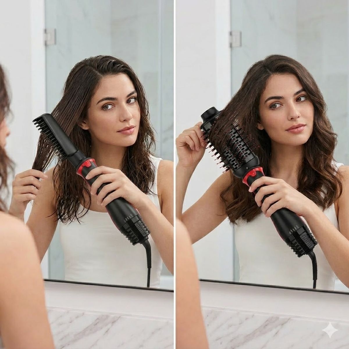 Revlon - Revlon Cepillo One Step Secador Y Voluminizador Plus Cerámica Y Titanio + Concentrador