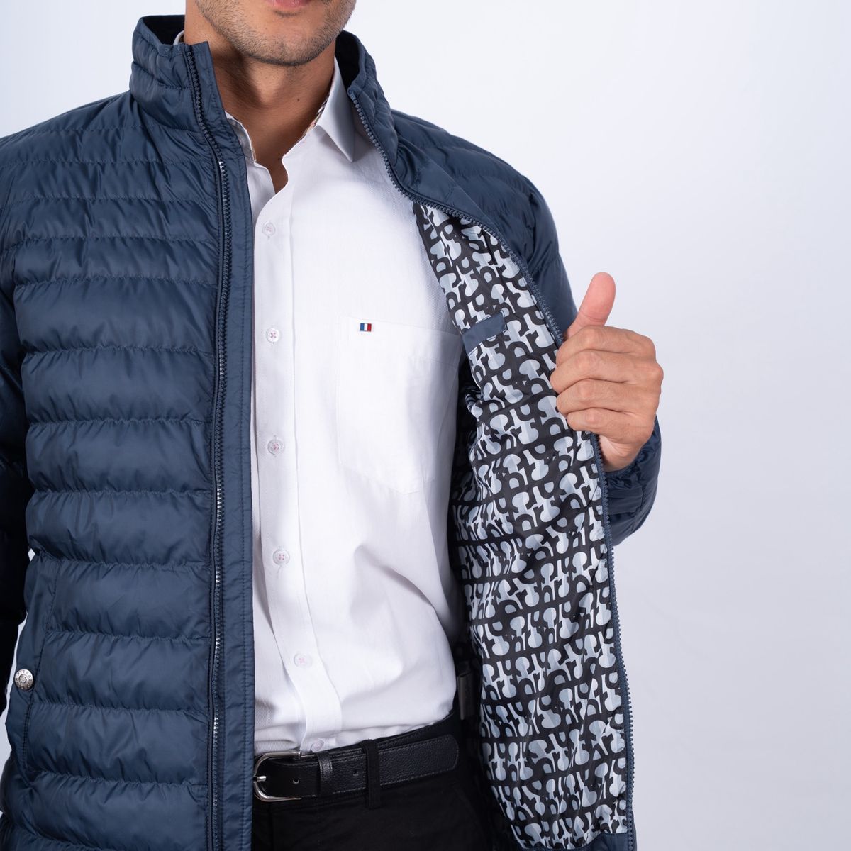 Pierre Cardin - CASACA DE NYLON ETQ AZUL PC-63104CS