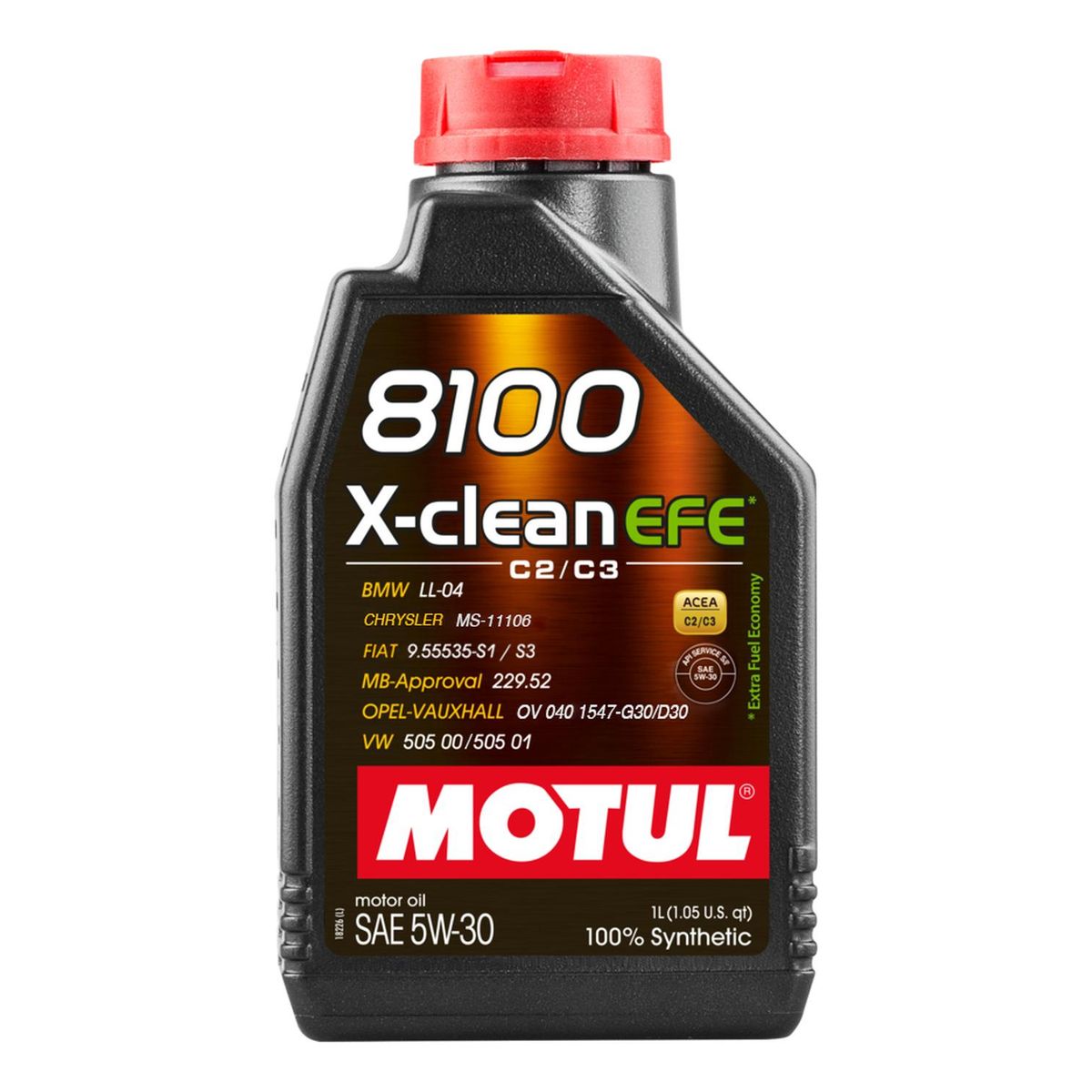GENERICO - Motul 8100 Aceite Motor X-clean Efe 5w30 1l Fs