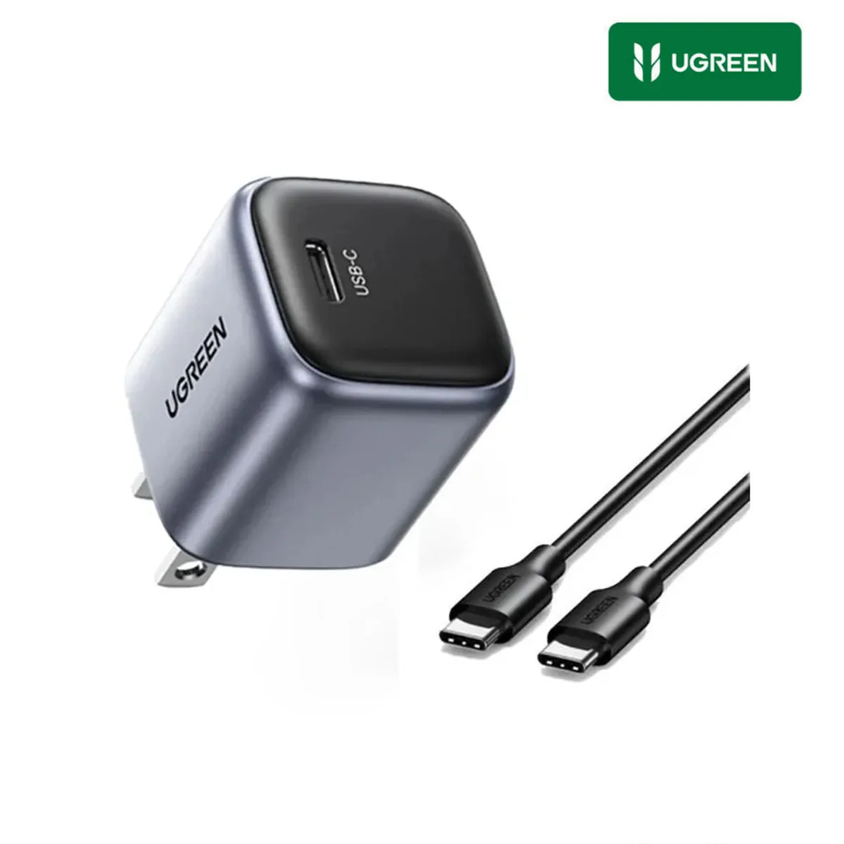 UGREEN - Cargador UGREEN 25W GaN USB-C PD Para iPhone 17, iPad, Galaxy