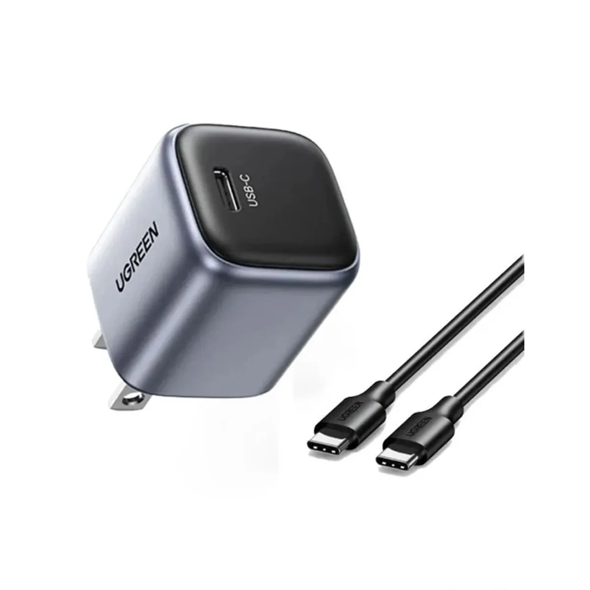 UGREEN - Cargador UGREEN 25W GaN USB-C PD Para iPhone 17, iPad, Galaxy