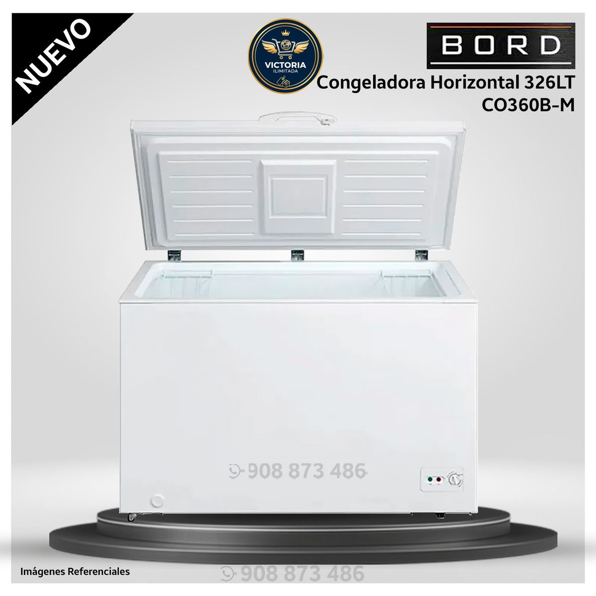BORD - Congeladora Bord 362LT CO360B-M Blanco - Modelo Nuevo