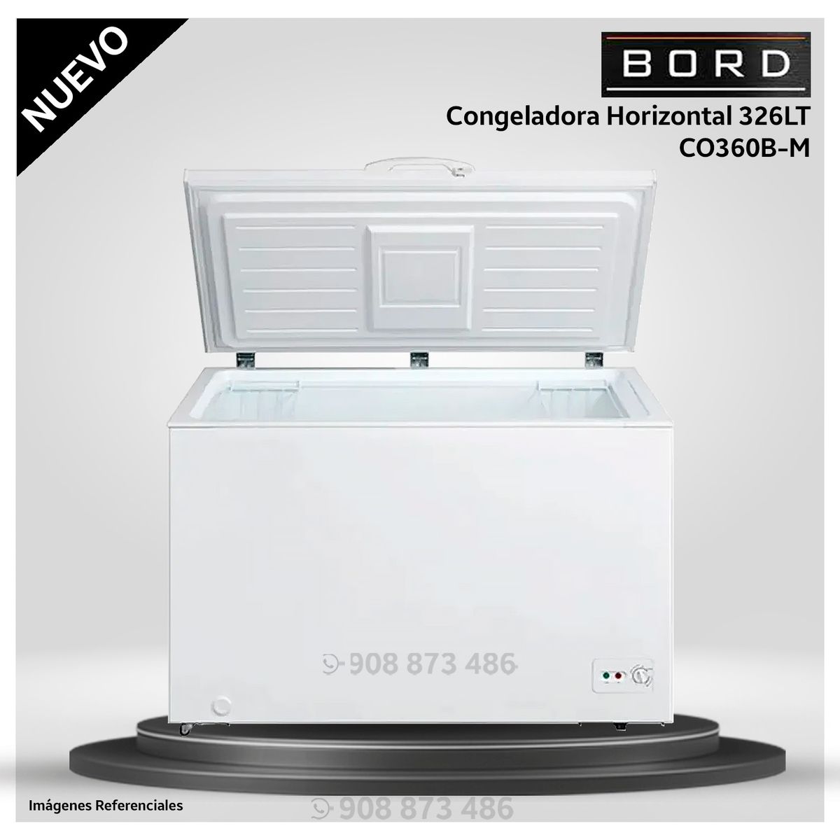 BORD - Congeladora Bord 362LT CO360B-M Blanco - Modelo Nuevo