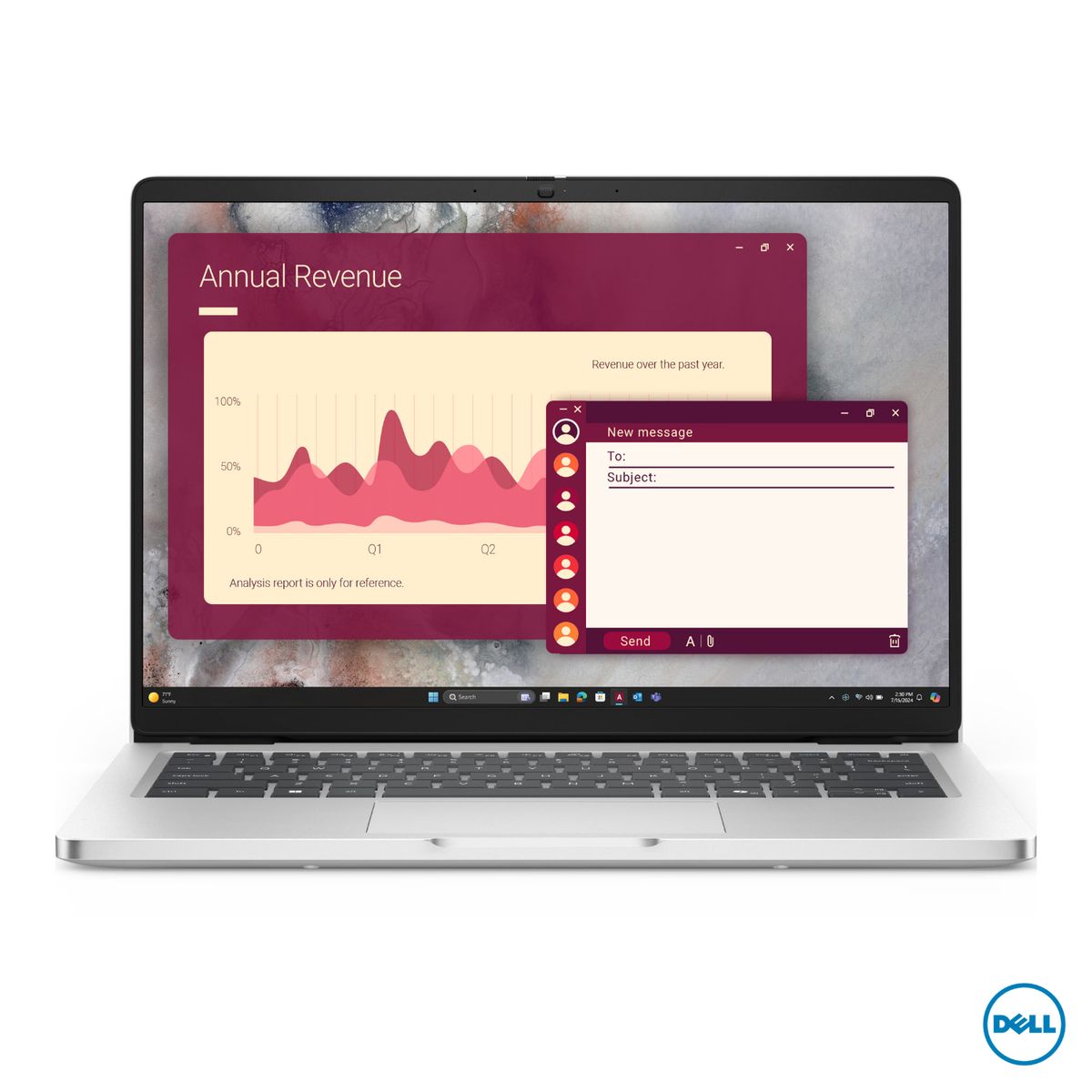 Dell - Laptop Dell Pro 14 PC14250, 14" FHD+ IPS, Intel Core Ultra 7 255U, RAM 16GB, SSD 512GB, Winds 11 Pro