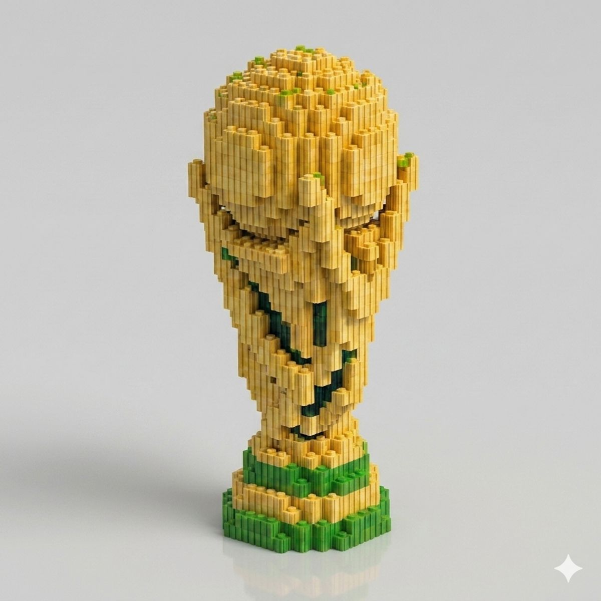 GENERICO - Figura de Construcción Copa Mundial FIFA Club World Cup   1482 PIEZAS. Tamaño XL.  EDICION LIMITADA