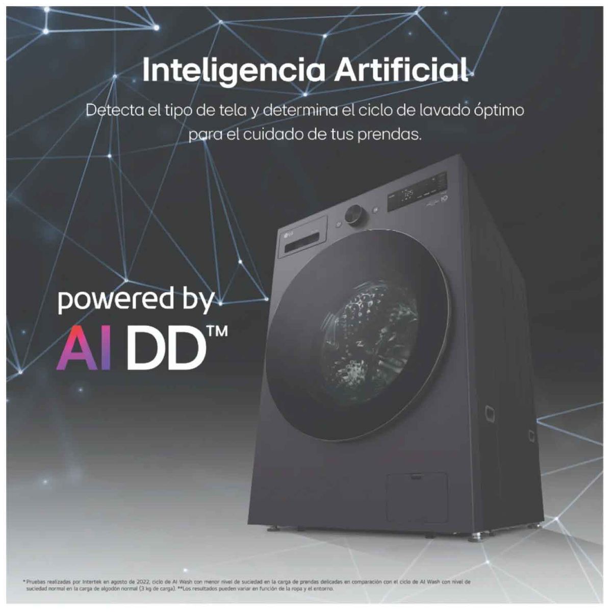 SAMSUNG - Lavaseca WD16EGNTS6P 168KG IA Carga Frontal Grafito LG