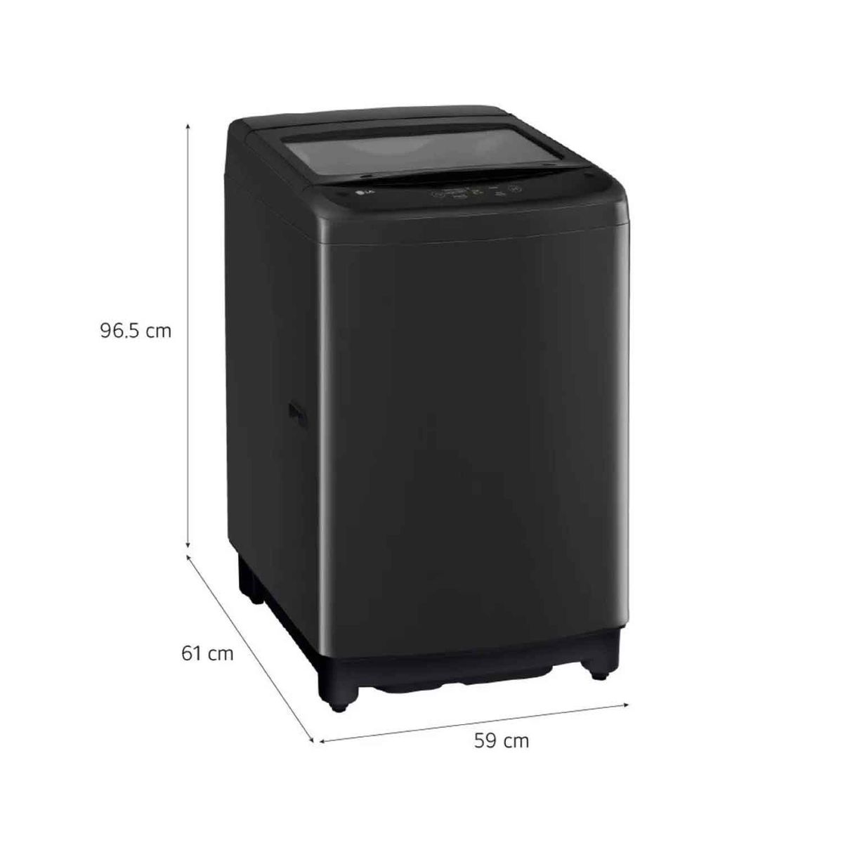 LG - Lavadora LG Carga Superior 13Kg WT13OBVTB Onyx Negro
