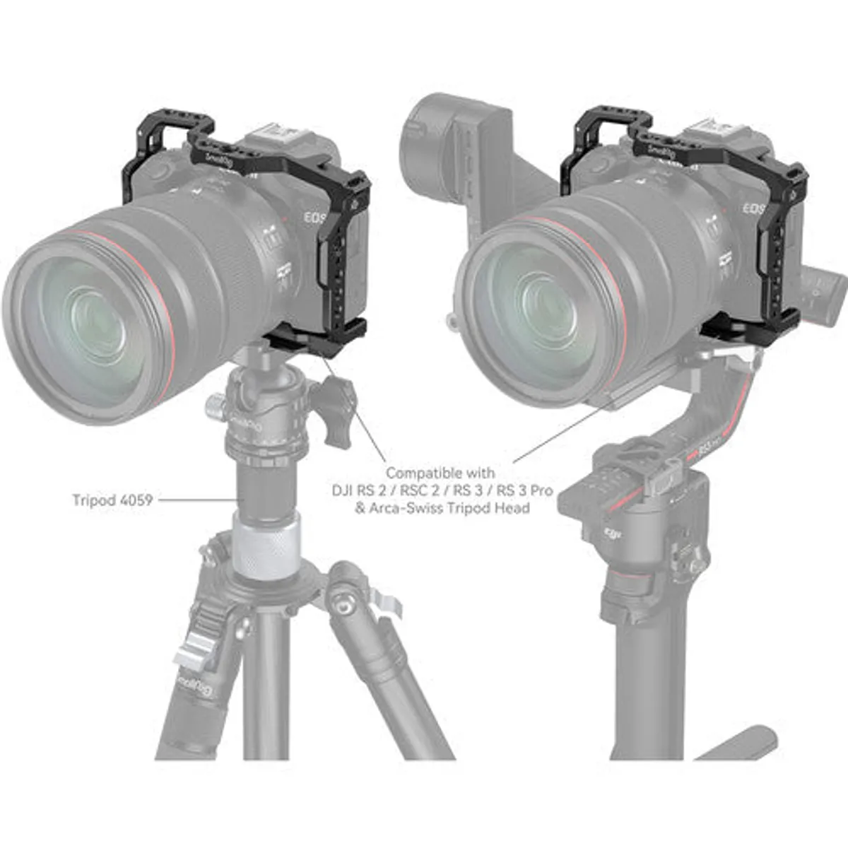 GENERICO - Jaula de cámara completa SmallRig para Canon EOS R50 4214