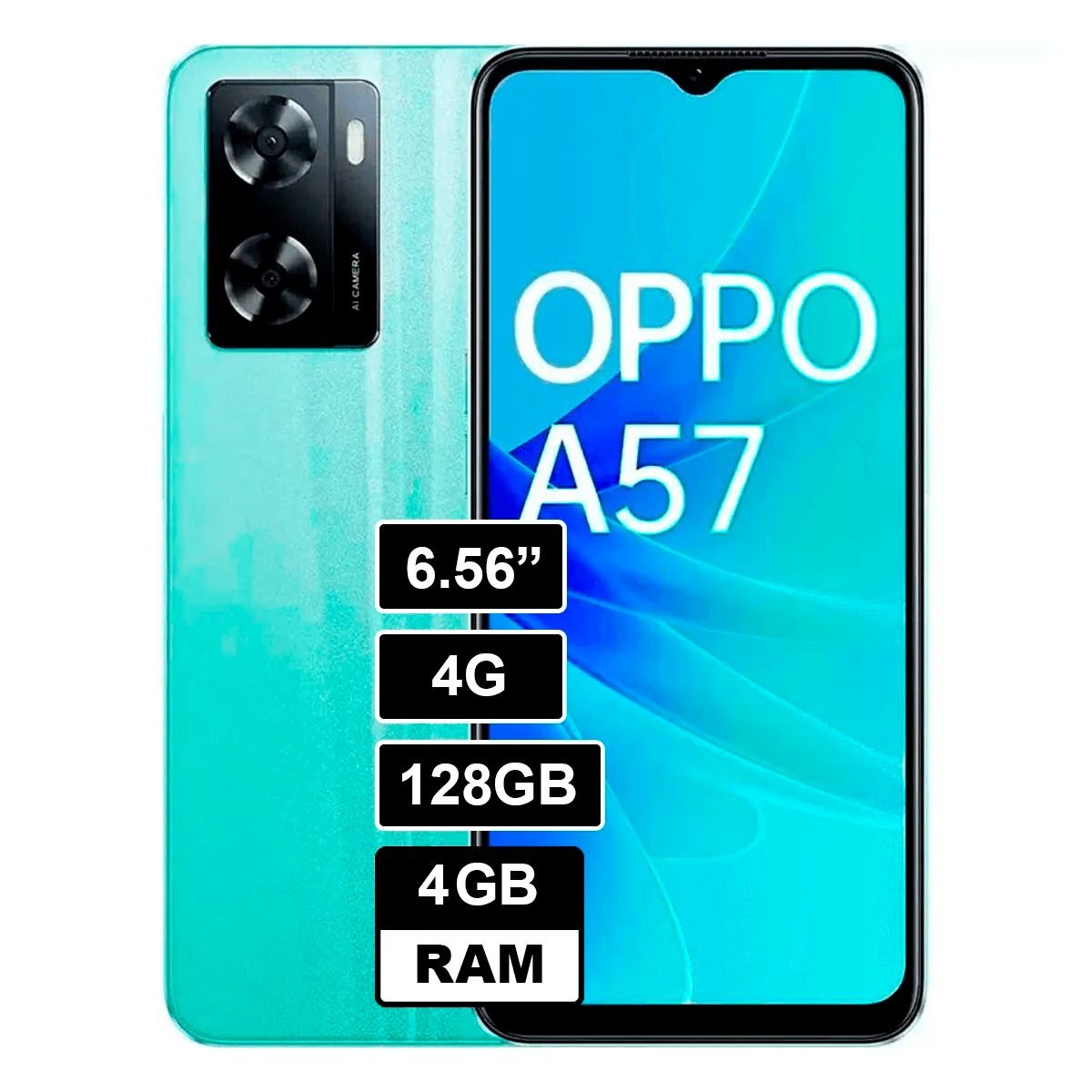 OPPO - Celular OPPO A57 4GB 128GB Verde