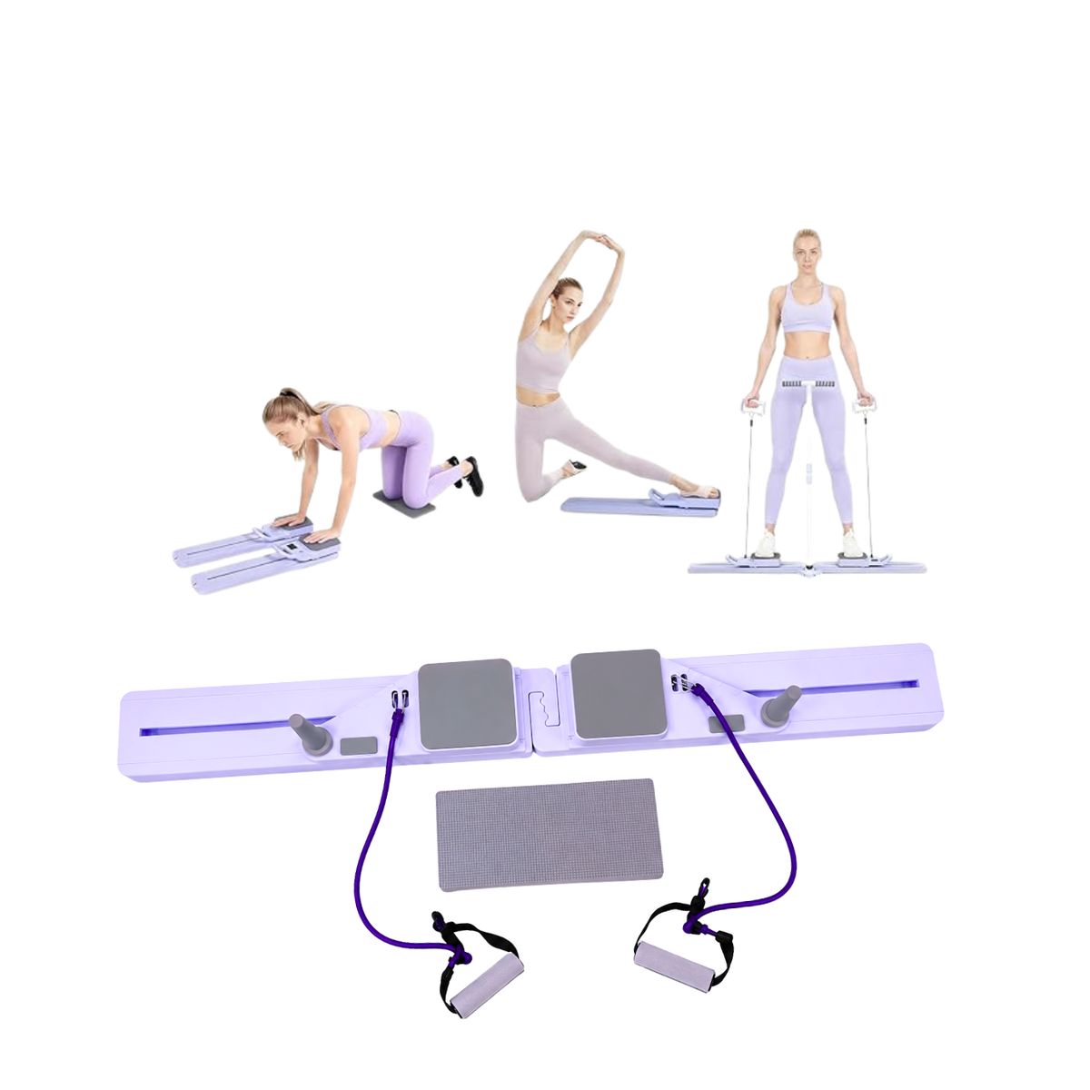 TABLA ENTRENAMIENTO FITNESS MULTIFUNCIONAL LILA, marca GENERICO - Foto Principal