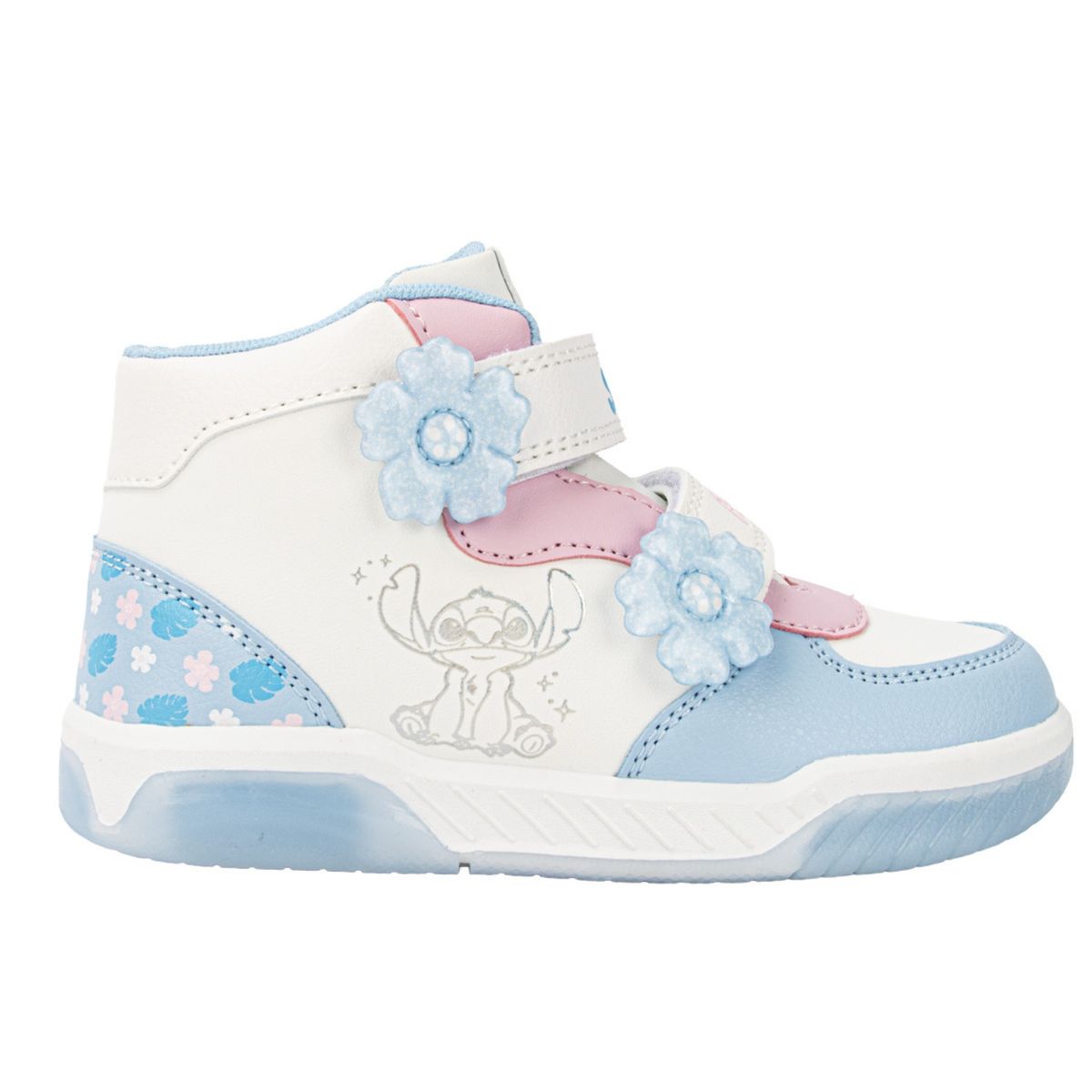 LILO & STITCH - Zapatillas Botin Niña Casual Stitch Pastel Con Luces