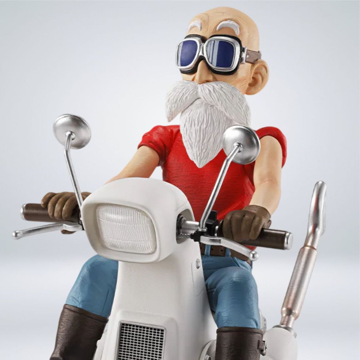BANDAI NAMCO - FIGURA ICHIBANSHO DRAGON BALL SNAP COLLECTION 2 -  MASTER ROSHI (KAME SENNIN) EN MOTOCICLETA