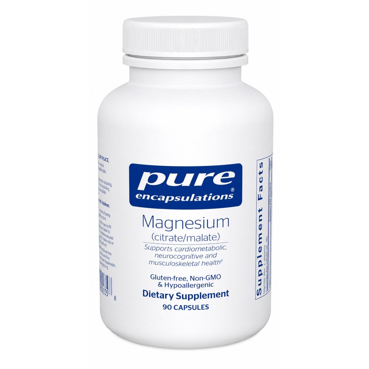 PURE - Glicinato de Magnesio Pure Encapsulations x90  Relajación