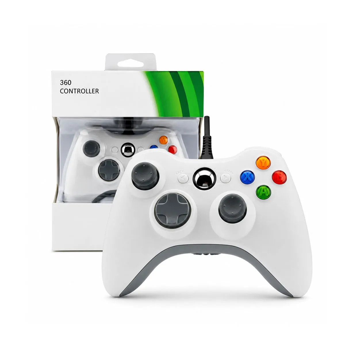 SEISA - Control Mando Gamer PC USB Alta Precisión Tipo Xbox 360 Compatible Windows