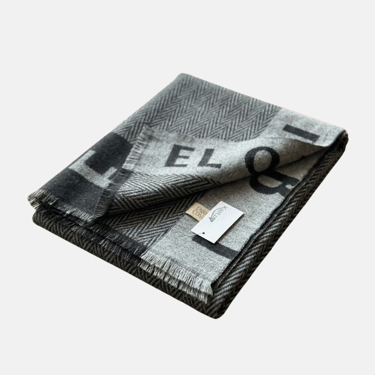 KAST PE - Bufanda Enzo Delgada Suave Chalina 180x30 Reversible de hombre