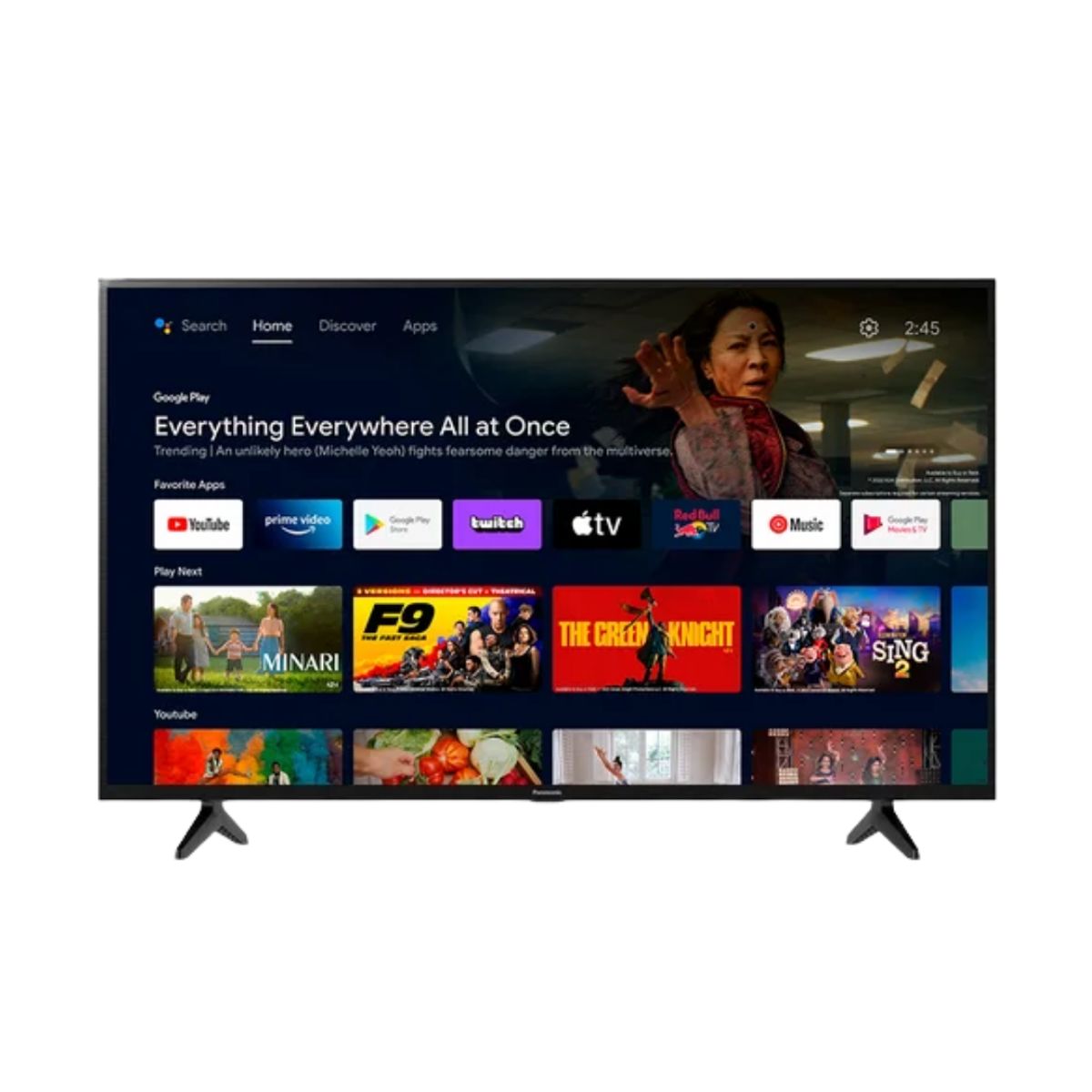 Panasonic - Televisor Smart TV Panasonic 43 LED FHD Android TV TC-43MS600P