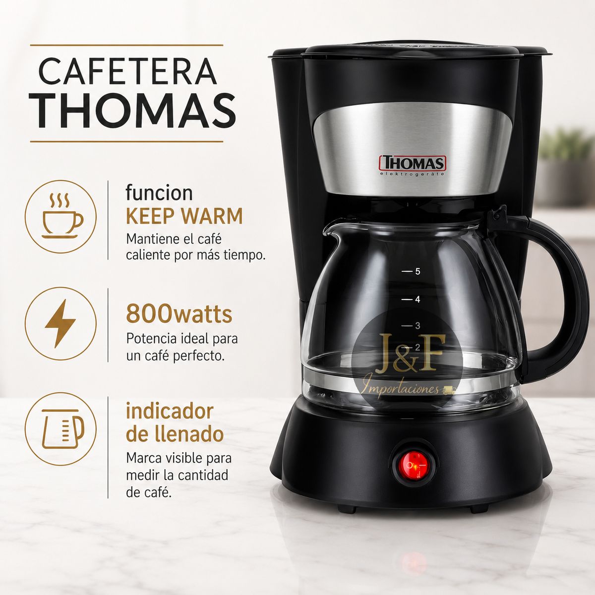 cafetera thomas th-130, marca Thomas - Foto Principal