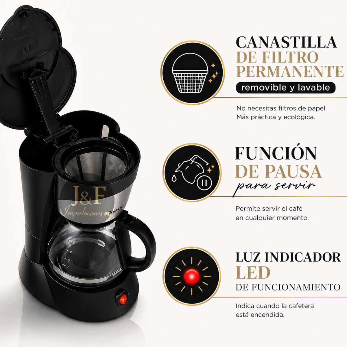 cafetera thomas th-130, marca Thomas - Foto 2