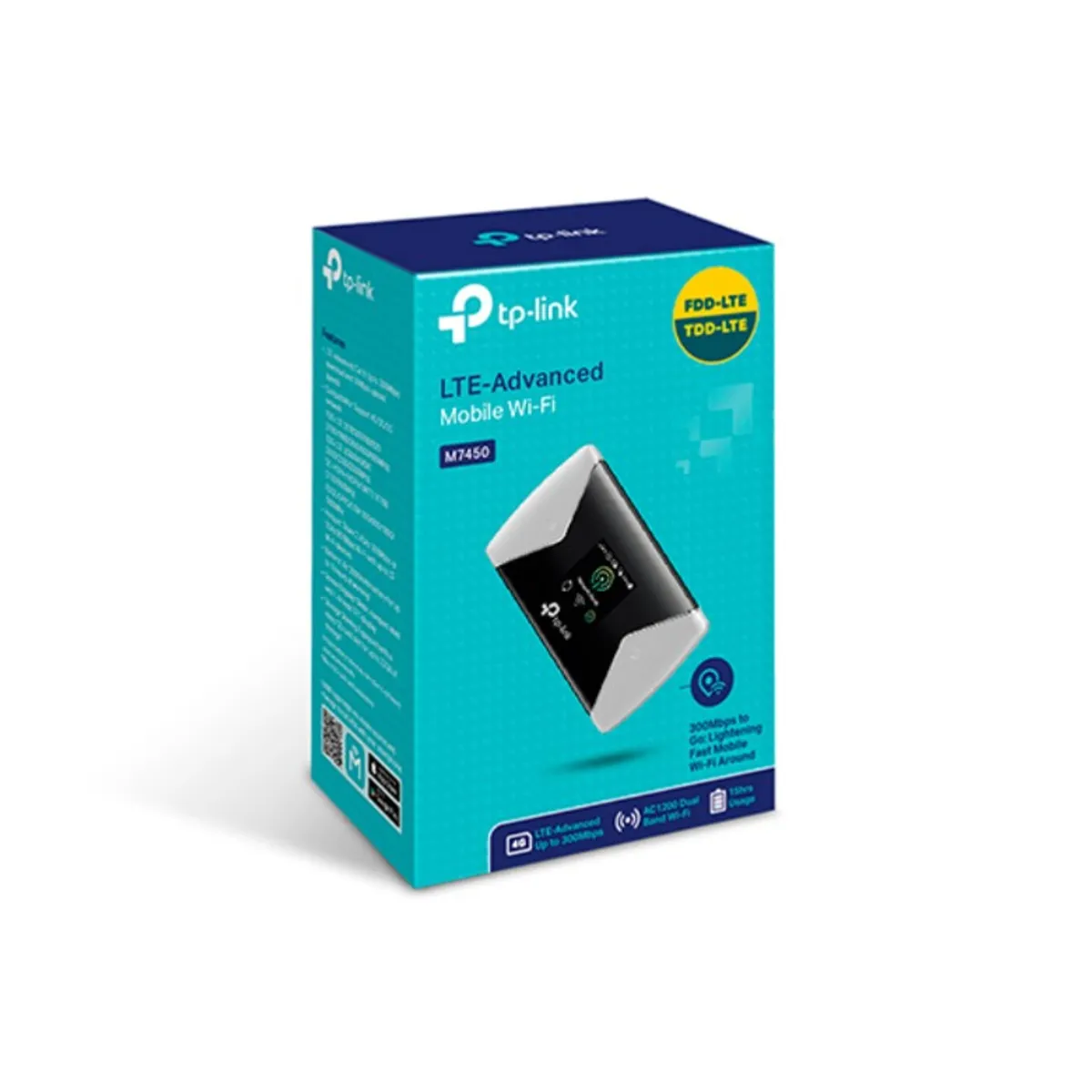 TP LINK - M7450 Wi-Fi Móvil LTE- Advanced 300Mbps dual banda