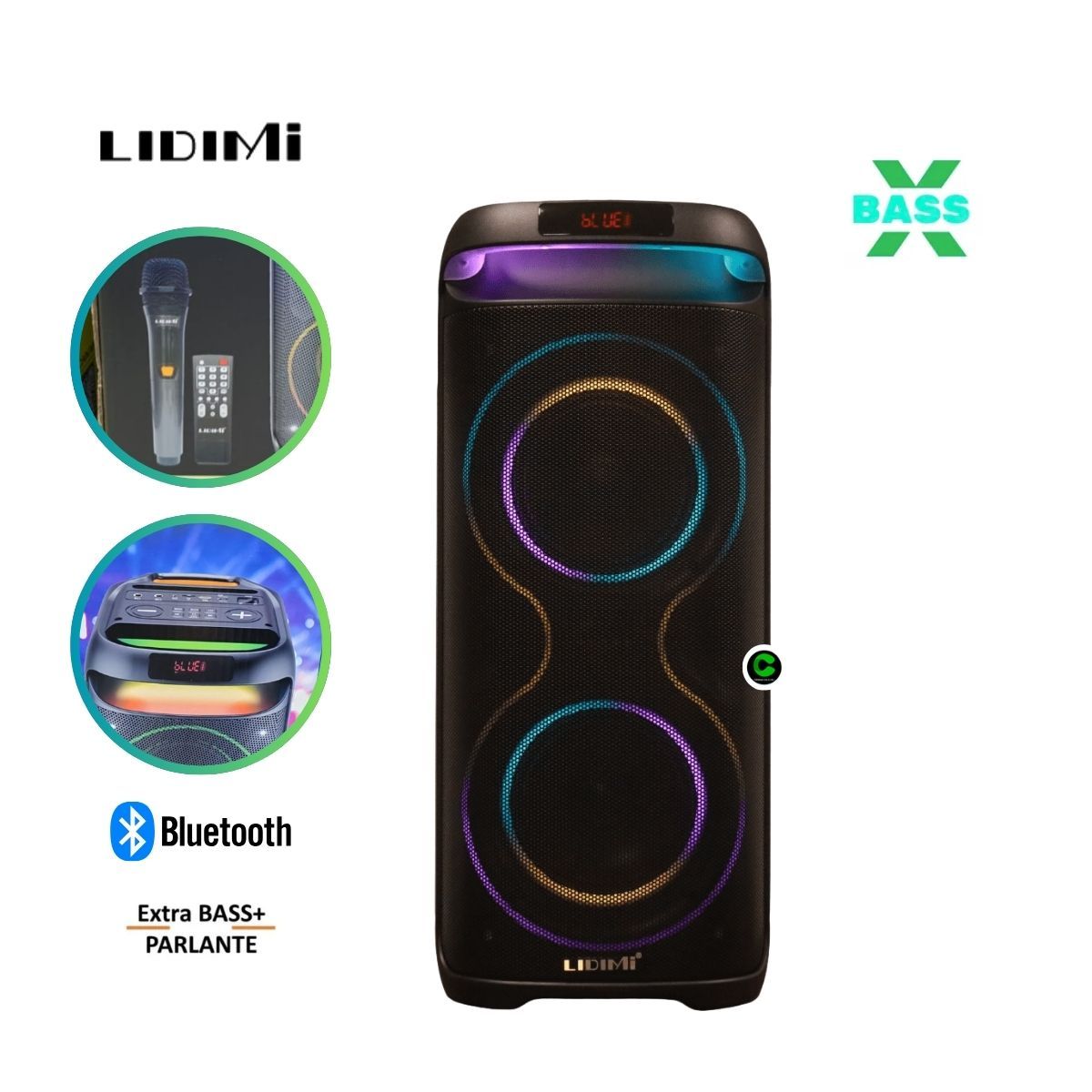 LIDIMI - Parlante KARAOKE Bluetooth LIDIMI LD-S930AC