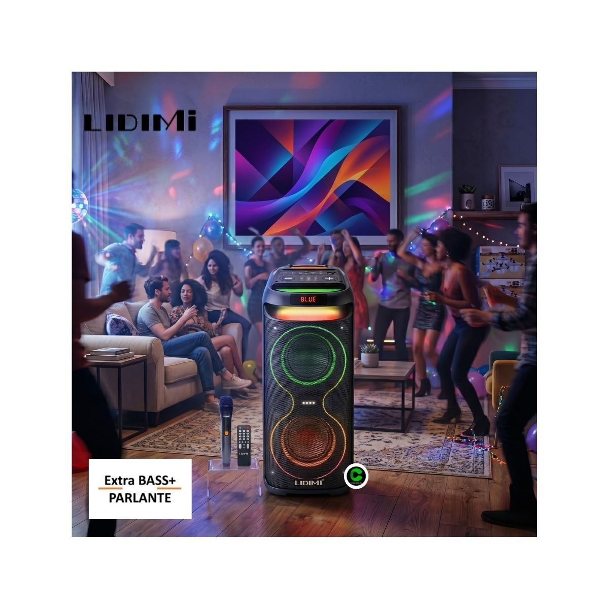 LIDIMI - Parlante KARAOKE Bluetooth LIDIMI LD-S930AC