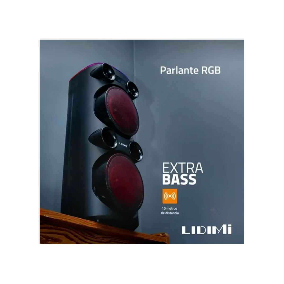LIDIMI - Parlante Torre Bluetooth Lidimi Doble Woofer 180W LD-S063AC