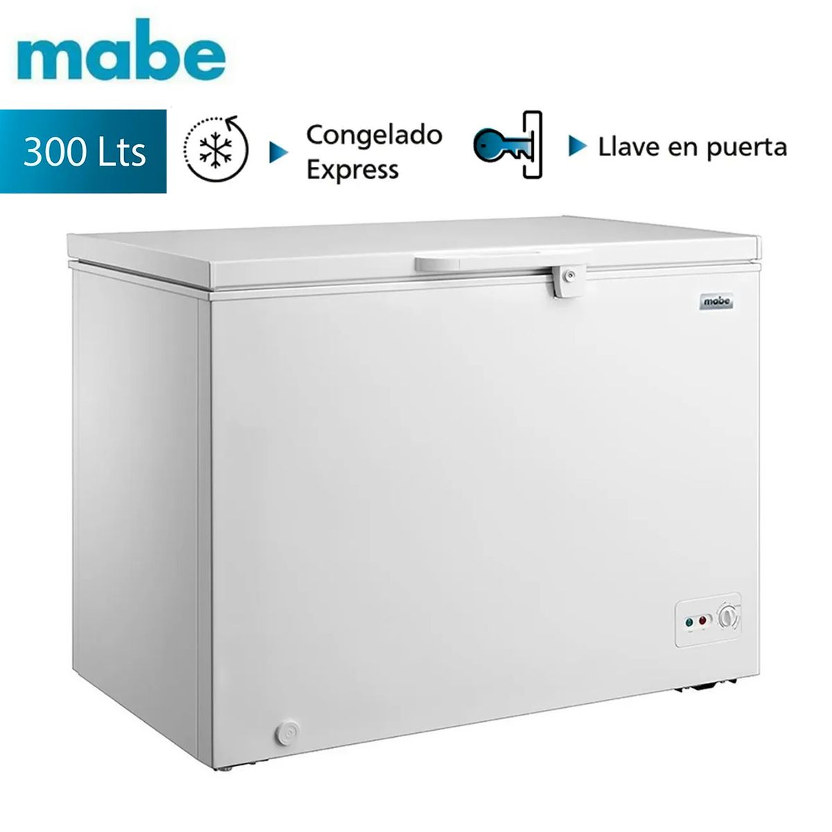 Mabe - Congeladora Horizontal 290 Ltrs Blanco CHM300PB2