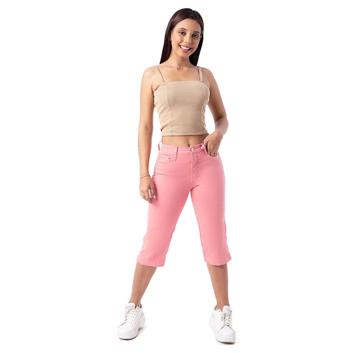 Pionier - Cropped Drill Stretch Mujer Diana