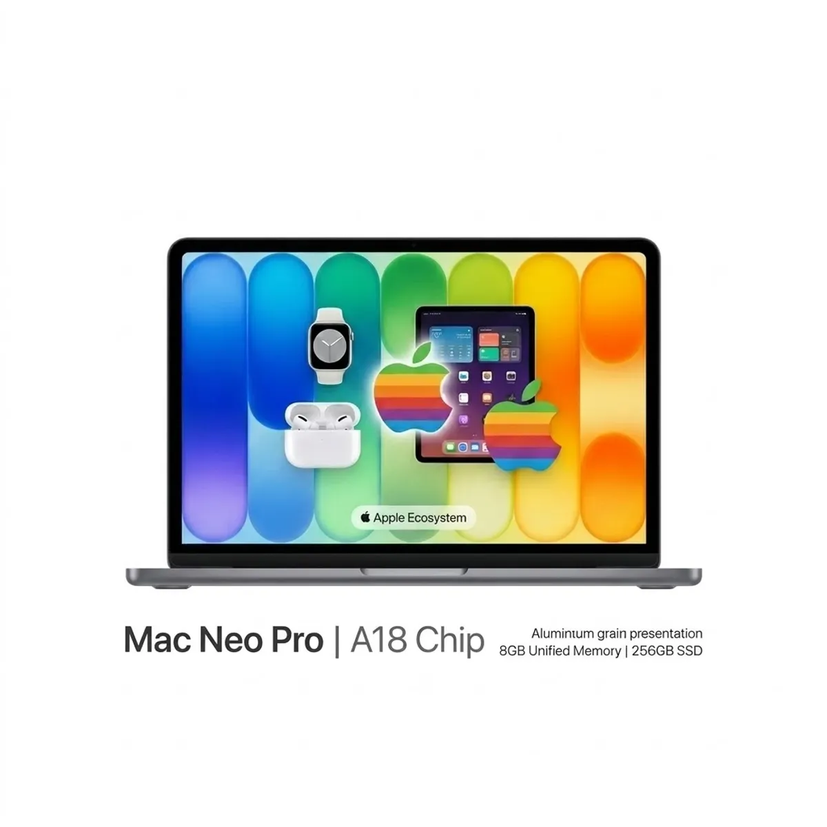 APPLE - MACBOOK NEO A18 PRO RAM 8GB SSD 256GB PANTALLA 13 TECLADO ESPAÑOL - SILVER