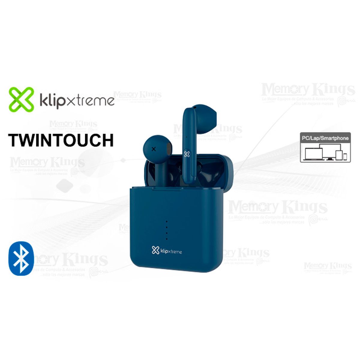 KLIP XTREME - Auricular Klip Xtreme TwinTouch KTE-010 Bluetooth