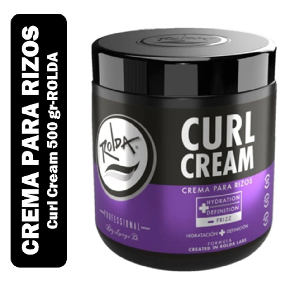 GENERICO - Rolda Curl Cream Crema Para Rizos 500 gr
