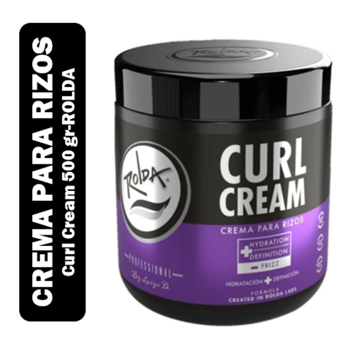 GENERICO - Rolda Curl Cream Crema Para Rizos 500 gr