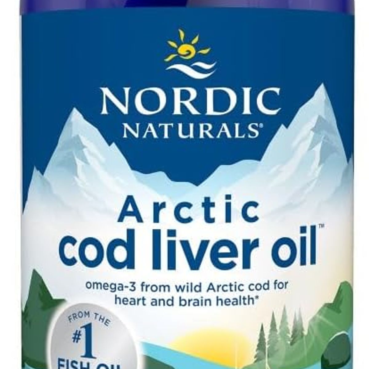 GENERICO - Nordic Naturals Aceite de hígado de bacalao ártico  naranja 16 onzas 1060 mg