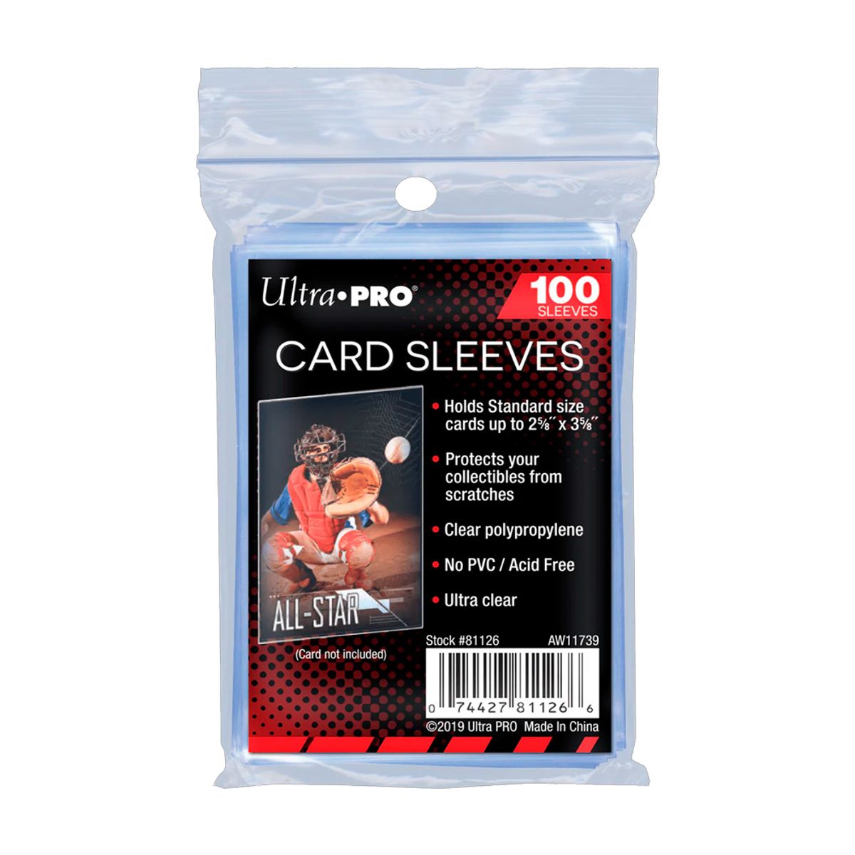 ULTRA PRO - ULTRA PRO 2.5" x 3.5" SOFT TRADING CARD PENNY SLEEVES - PACK DE 100