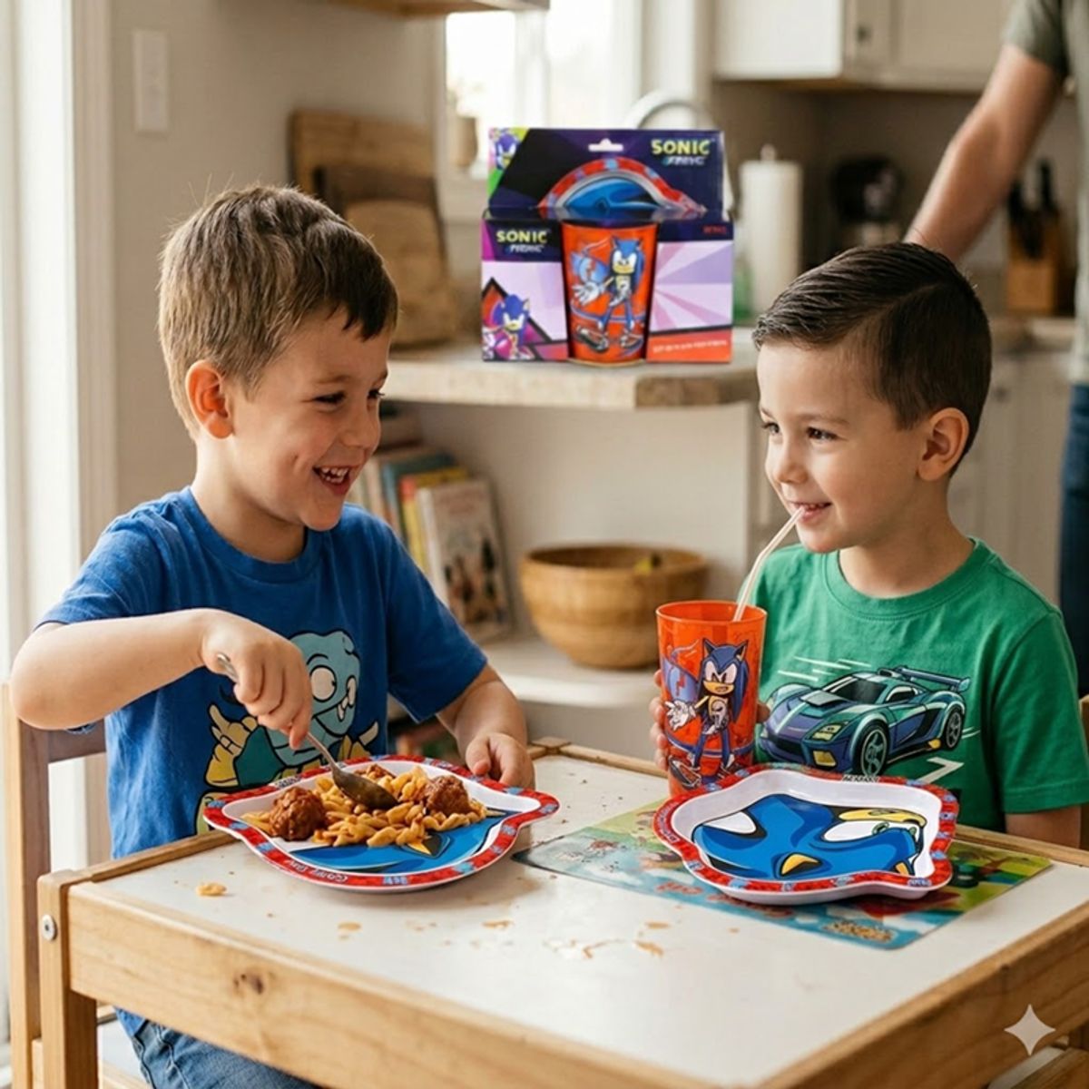 GENERICO - set plato para niños con diseño