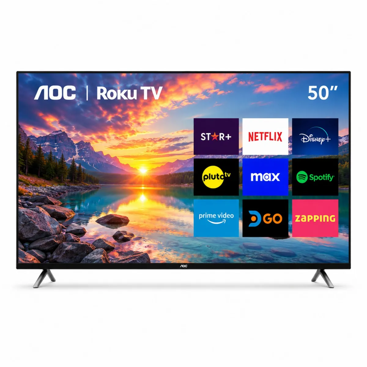 AOC - Televisor Led 4K UHd Smart Roku 50 AOC 50U6125